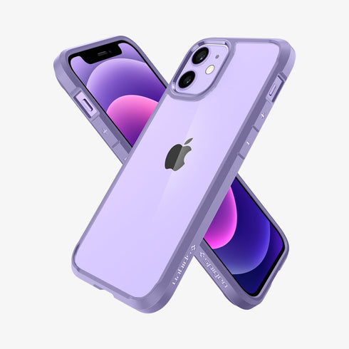 ACS01618 - iPhone 12 Pro Max Case Ultra Hybrid in crystal clear showing the back